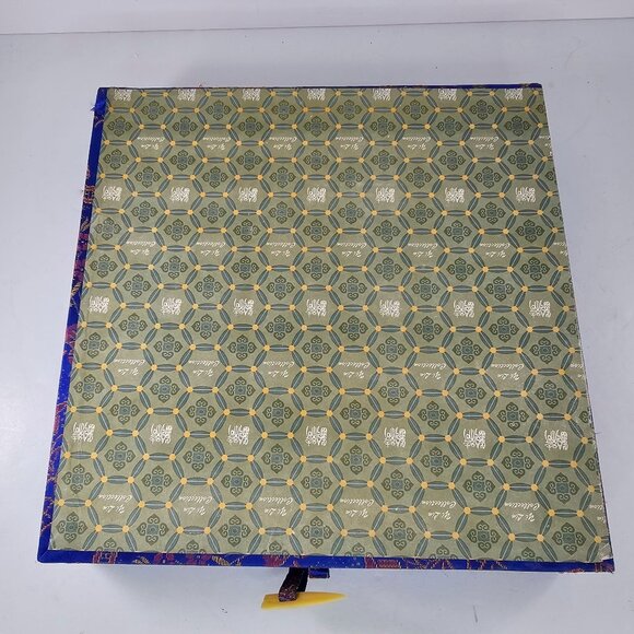 Yi Lin Arts & Treasures Ceramic Tile Coasters Four Maidens Of Beauty Brocade Box - Picture 9 of 9